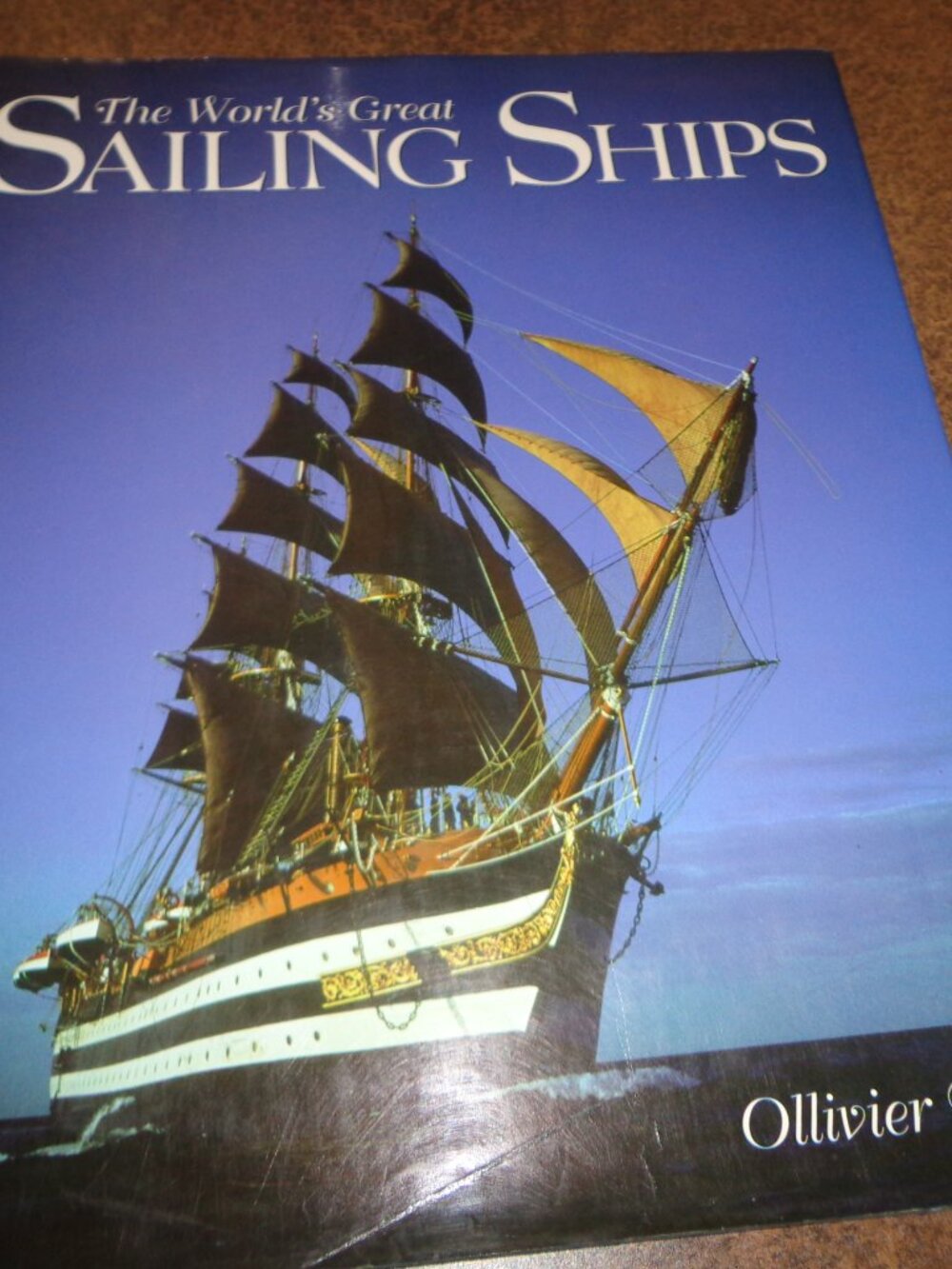 Book Hardcover w/Dust Jacket The World's Great SAILING SHIPS 192 Pages